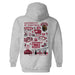 University of Montana Grizzlies Hand Sketched Artwork Cotton Fleece Women Hoodie - Vive La Fête - Online Apparel Store