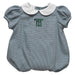 Montana Tech Orediggers Embroidered Hunter Green Gingham Girls Baby Bubble Short Sleeve