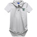 Montana Tech Orediggers Embroidered White Solid Knit Boys Polo Bodysuit