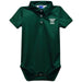 Montana Tech Orediggers Embroidered Hunter Green Solid Knit Boys Polo Bodysuit