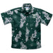 Montana Tech Orediggers Embroidered Hunter Green Hawaiian Short Sleeve Button Down Shirt