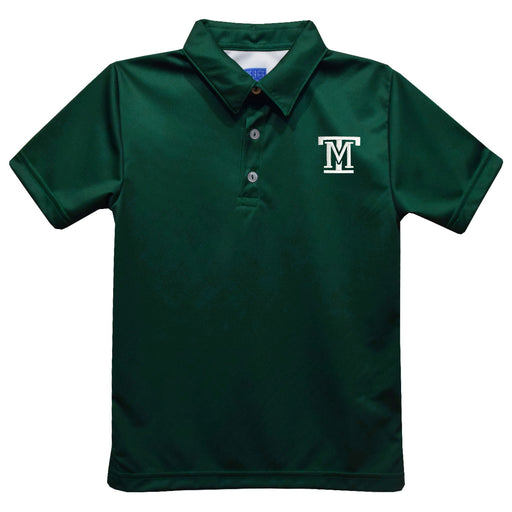 Montana Tech Orediggers Embroidered Hunter Green Short Sleeve Polo Box Shirt