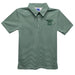 Montana Tech Orediggers Embroidered Hunter Green Stripes Short Sleeve Polo Box Shirt