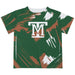 Montana Tech Orediggers Vive La Fete Boys Game Day Green Short Sleeve Tee Paint Brush