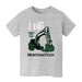 Montana Tech Orediggers Vive La Fete Excavator Grey Cotton Short Sleeve Tee