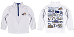Montana State Bobcats MSU Hand Sketched Vive La Fete Impressions Artwork  White Boys Quarter Zip Pullover V1 - Vive La Fête - Online Apparel Store