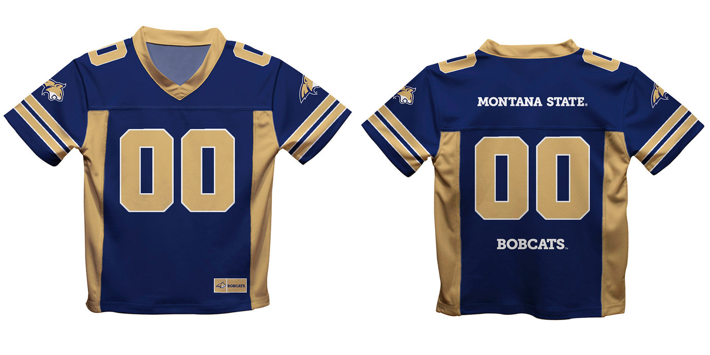 Montana State Bobcats MSU Vive La Fete Game Day Blue Boys Fashion Football T-Shirt - Vive La Fête - Online Apparel Store