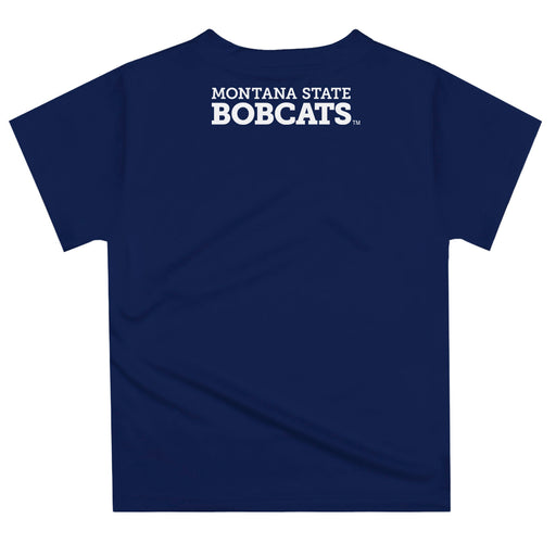 Montana State Bobcats MSU Vive La Fete Excavator Boys Game Day Blue Short Sleeve Tee - Vive La Fête - Online Apparel Store