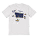 Montana State Bobcats MSU Hand Sketched Vive La Fete Impressions Icones Kids White T-shirt