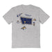 Montana State Bobcats MSU Hand Sketched Vive La Fete Impressions Icones Kids Grey T-shirt