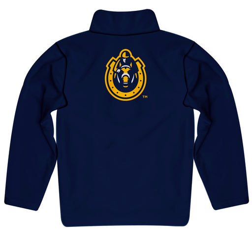 Murray State Racers Vive La Fete Game Day Solid Blue Quarter Zip Pullover Sleeves - Vive La Fête - Online Apparel Store