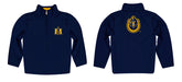 Murray State Racers Vive La Fete Game Day Solid Blue Quarter Zip Pullover Sleeves - Vive La Fête - Online Apparel Store