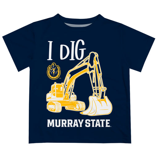 Murray State Racers Vive La Fete Excavator Boys Game Day Blue Short Sleeve Tee