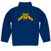 North Carolina A&T Aggies Vive La Fete Game Day Solid Blue Quarter Zip Pullover Sleeves - Vive La Fête - Online Apparel Store