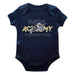 US Naval Academy Midshipmen Vive La Fete Infant Game Day Navy Short Sleeve Bodysuit