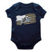 US Naval Academy Midshipmen Vive La Fete Infant Game Day Navy Short Sleeve Bodysuit