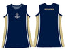 US Naval Academy Midshipmen Sleeveless Cheerleader A Line Dress Navy - Vive La Fête - Online Apparel Store