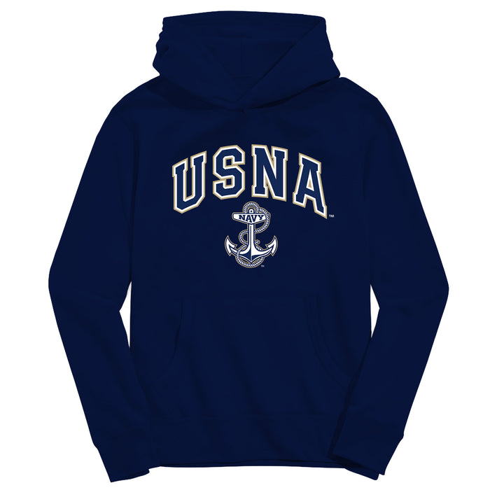 US Naval Academy Midshipmen Vive La Fete Navy Cotton Youth Hoodie