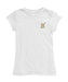 US Naval Academy Midshipmen Hand Sketched Vive La Fete Impressions Artwork White Girls Cotton Short Sleeve Tee