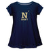 US Naval Academy Midshipmen Short Sleeve Youth Cotton Top Navy