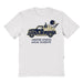 US Naval Academy Midshipmen Hand Sketched Vive La Fete Impressions Truck Kids White Cotton T-shirt