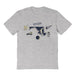US Naval Academy Midshipmen Hand Sketched Vive La Fete Impressions Icones Kids Grey T-shirt