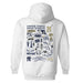 US Naval Academy Midshipmen Hand Sketched Artwork Cotton Fleece Women Hoodie - Vive La Fête - Online Apparel Store