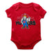 University of Nebraska Huskers Vive La Fete Infant Game Day Red Short Sleeve Bodysuit