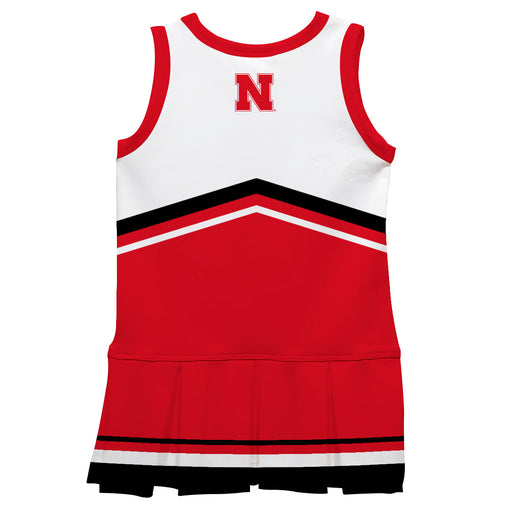 University of Nebraska Huskers Vive La Fete Game Day White and Red Sleeveless Chearleader Dress - Vive La Fête - Online Apparel Store