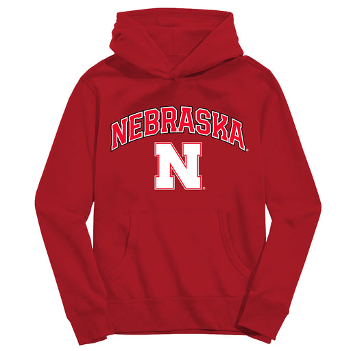 University of Nebraska Huskers Vive La Fete Red Cotton Youth Hoodie
