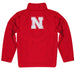University of Nebraska Huskers Vive La Fete Game Day Solid Red Quarter Zip Pullover Sleeves - Vive La Fête - Online Apparel Store