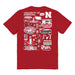 Nebraska Huskers Vive La Fete Impressions Artwork Red Womens Cotton Tshirt - Vive La Fête - Online Apparel Store