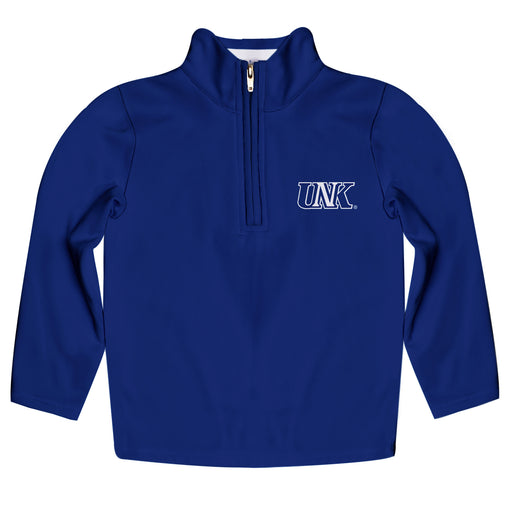 Nebraska-Kearney Lopers UNK Vive La Fete Game Day Solid Blue Quarter Zip Pullover Sleeves