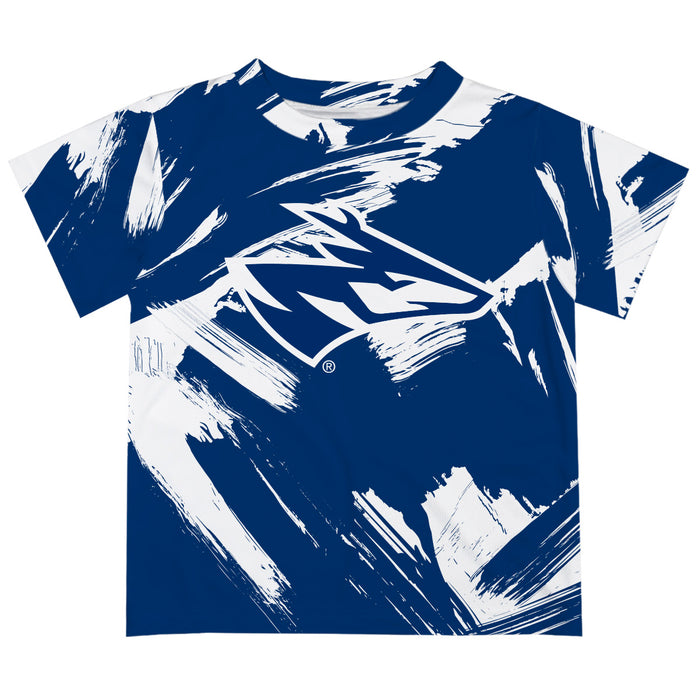 Nebraska-Kearney Lopers UNK Vive La Fete Boys Game Day Blue Short Sleeve Tee Paint Brush - Vive La Fête - Online Apparel Store