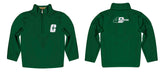 UNC University of North Carolina at Charlotte 49ers  Vive La Fete Game Day Solid Green Quarter Zip Pullover Sleeves - Vive La Fête - Online Apparel Store
