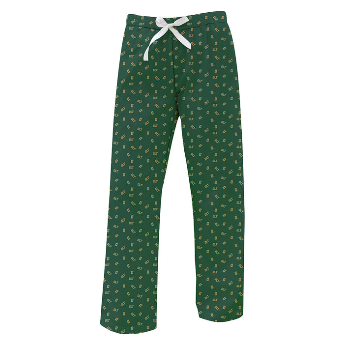 UNC Charlotte 49ers Vive La Fete Game Day All Over Logo Women Green Lounge Pants