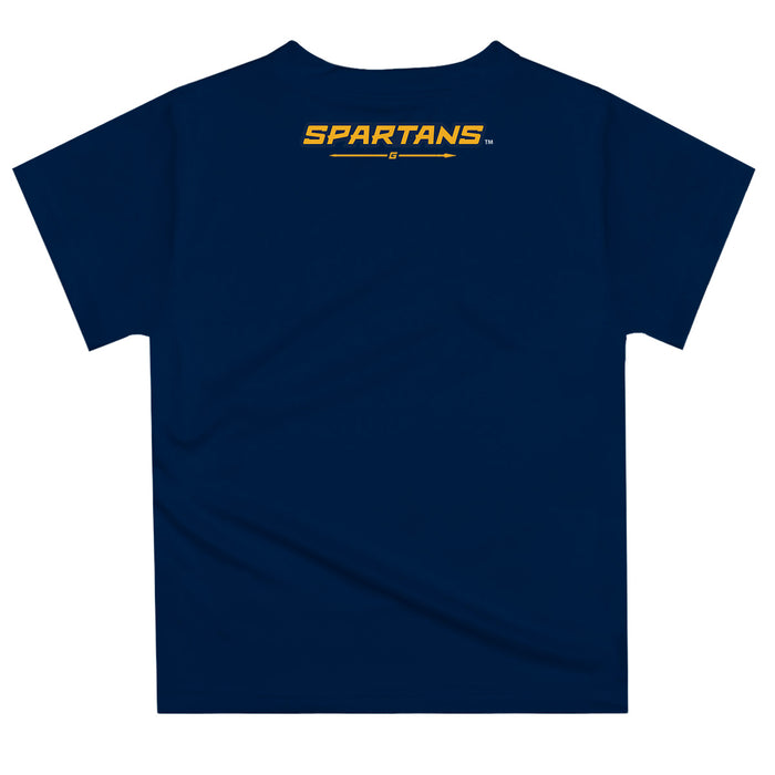 UNC Greensboro Spartans UNCG Vive La Fete Excavator Boys Game Day Blue Short Sleeve Tee - Vive La Fête - Online Apparel Store