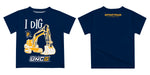 UNC Greensboro Spartans UNCG Vive La Fete Excavator Boys Game Day Blue Short Sleeve Tee - Vive La Fête - Online Apparel Store
