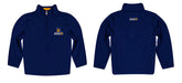 UNC Greensboro Spartans Vive La Fete Logo and Mascot Name Womens Blue Quarter Zip Pullover - Vive La Fête - Online Apparel Store