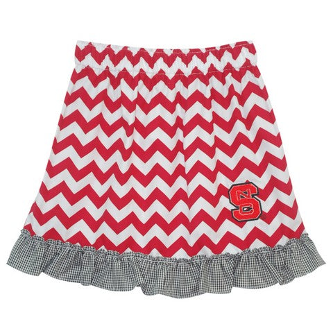 LRG NC State Ruffle Chevron Skirt