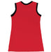 NC State Wolfpack Sleeveless Cheerleader A Line Dress White and Red - Vive La Fête - Online Apparel Store