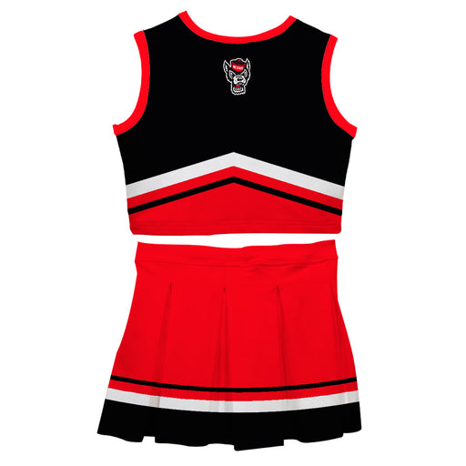 NC State Wolfpack Vive La Fete Game Day Black and Red Sleeveless Chearleader Set - Vive La Fête - Online Apparel Store
