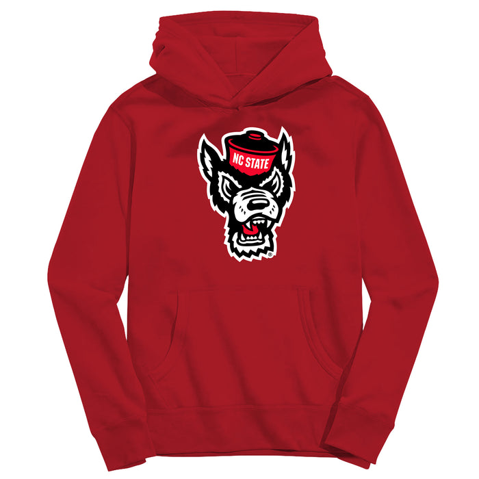 NC State Wolfpack Vive La Fete Red Cotton Youth Hoodie