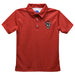 North Carolina State Embroidered Red Short Sleeve Polo Box Shirt