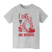 North Carolina State Wolfpacks Vive La Fete Excavator Heather Grey Cotton Short Sleeve Tee