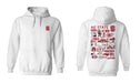 North Carolina State Wolfpacks Hand Sketched Vive La Fete Impressions Artwork Red Cotton Fleece Long Sleeve Hoodie - Vive La Fête - Online Apparel Store