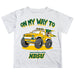 North Dakota Bison Vive La Fete Monster Truck Boys Game Day White Short Sleeve Tee