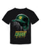 North Dakota Bison Original Dripping Baseball Helmet Black T-Shirt Cotton by Vive La Fete