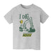North Dakota Bison Vive La Fete Excavator Heather Grey Cotton Short Sleeve Tee