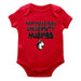Northeastern University Huskies Vive La Fete Infant Game Day Red Short Sleeve Bodysuit